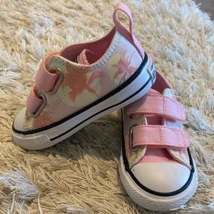 Converse Pink Tropical Sneaker Toddler Girl Size 5